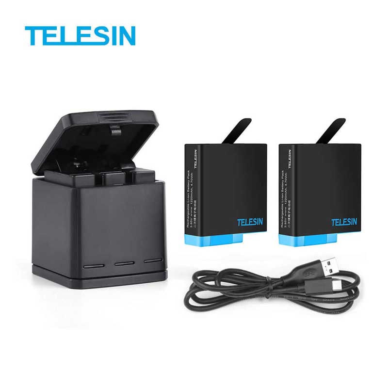 Telesin Gopro Battery Pack For Hero 5 Hero 6 Hero 7 Hero 8 Price In Bangladesh Shopz